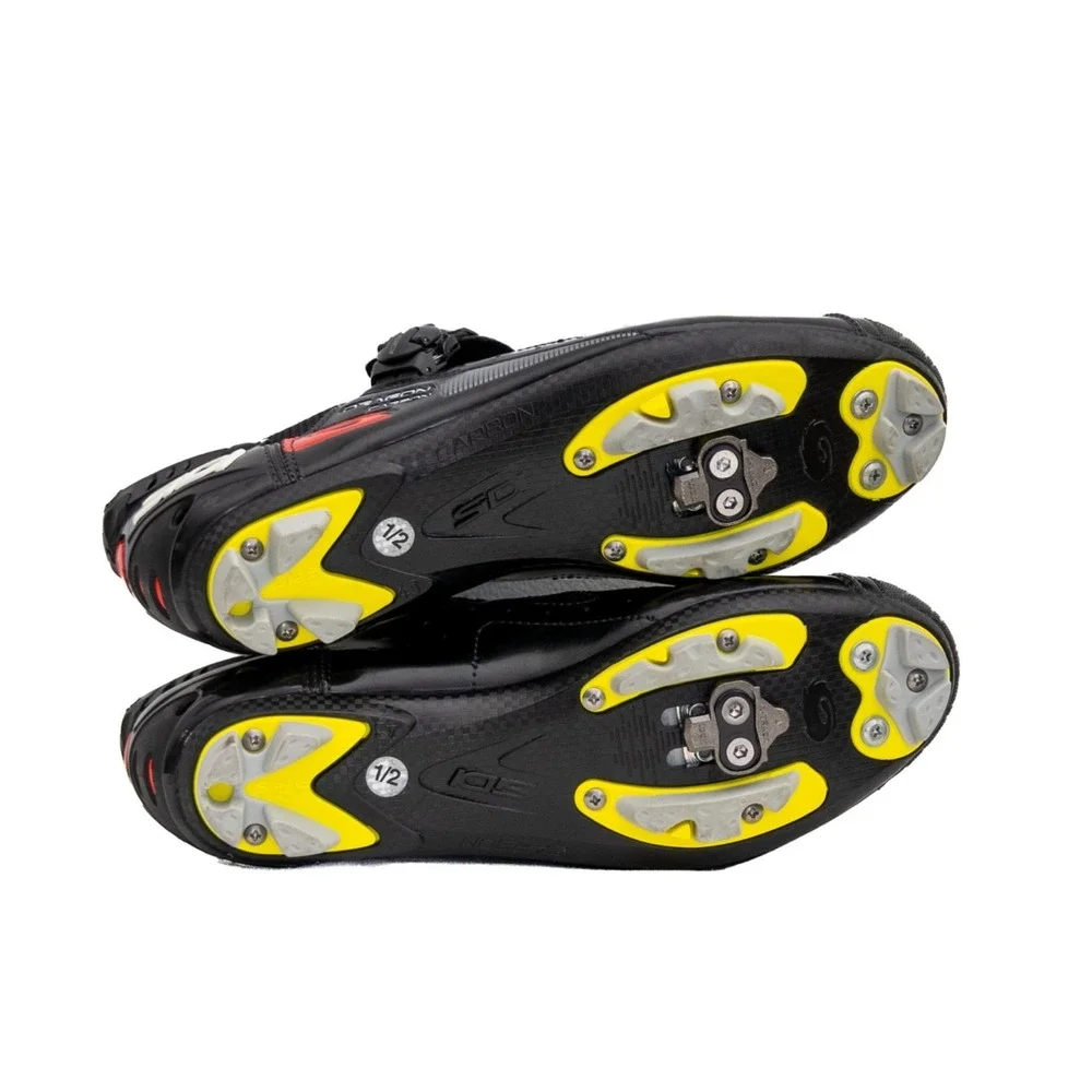 SiDi Dragon 4 carbon SRS mountain mesh‎ 2-bolt Mens MTB CX shoes EU 43.5 US 10.5